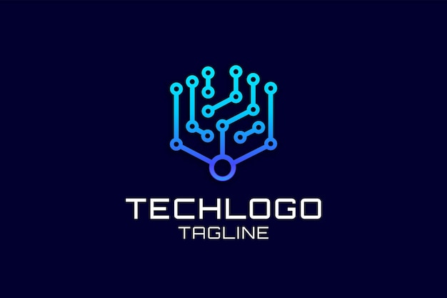 Conception Du Logo Technologique
