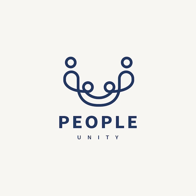conception du logo de l'unité du peuple pour la solidarité, la famille et la socialité 2
