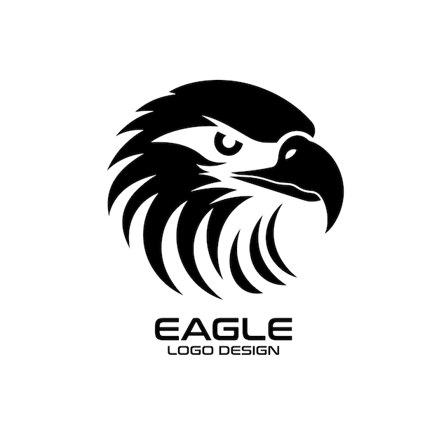 Vecteur conception du logo vectoriel de l'aigle