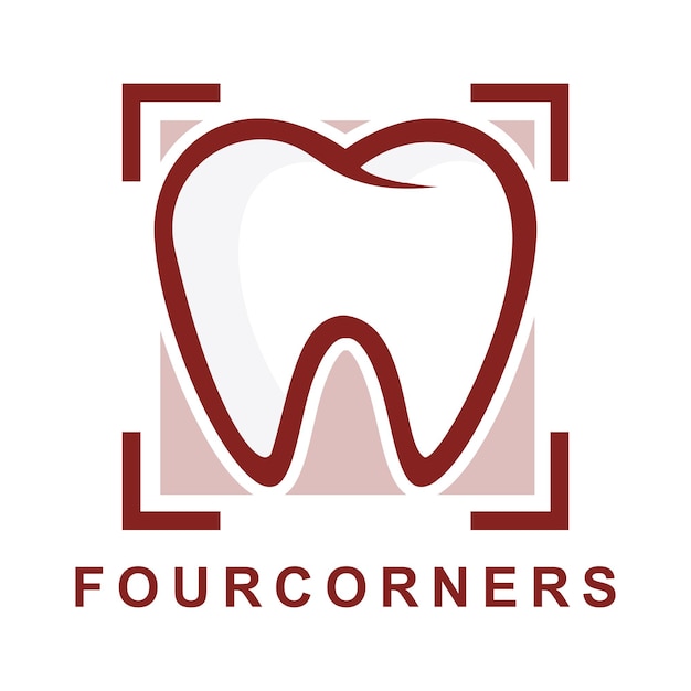 Vecteur conception du logo vectoriel des dentistes et des cliniques dentaires modèle de logo vectorial des dents pour la dentisterie