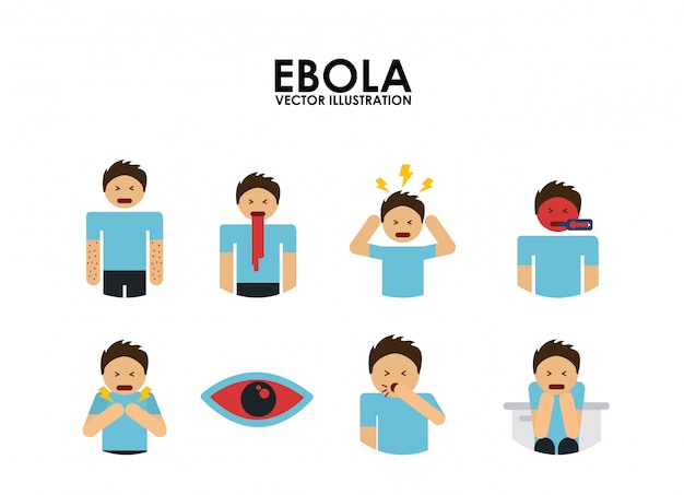 Vecteur conception ebola