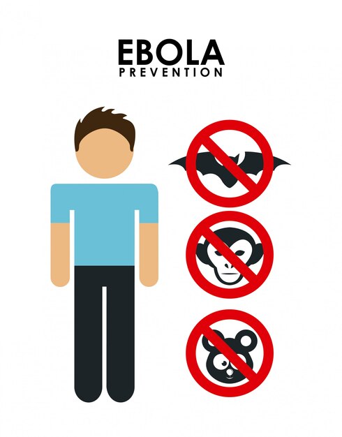 Vecteur conception ebola