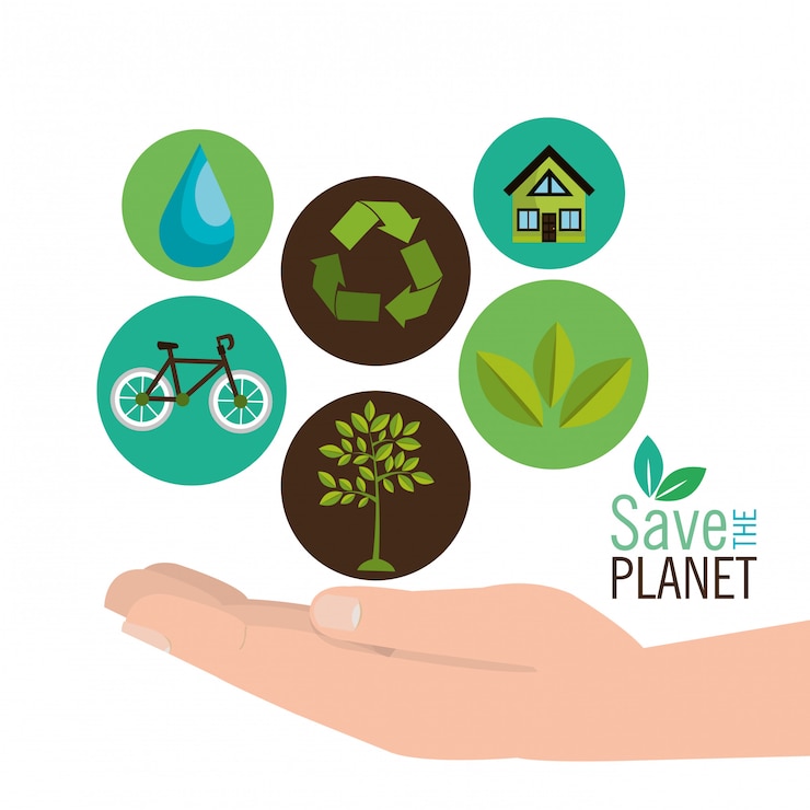 Vecteur conception écologique