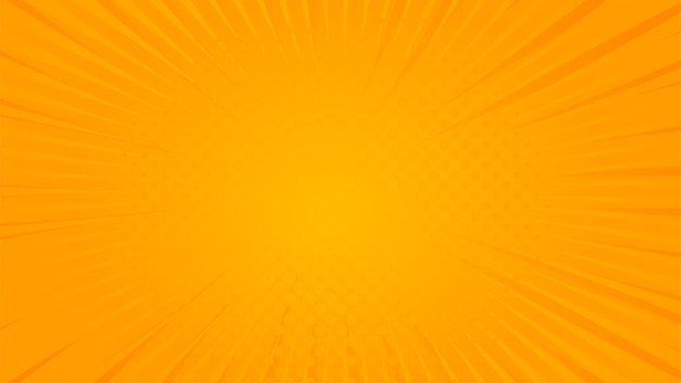 Conception d'effet sunburst orange jaune dégradé