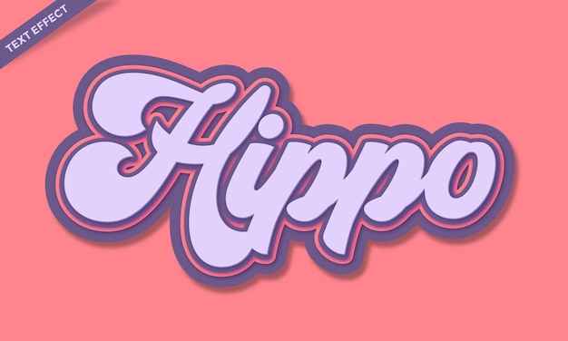 Conception D'effet De Texte De Couleur De Peau D'hippopotame