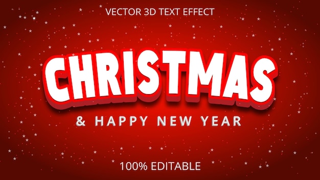 Conception D'effet De Texte De Noël