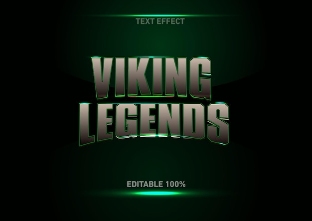 Conception d'effet de texte viking