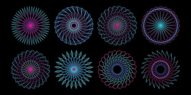 Conception d'élément de fond coloré moderne abstrait avec vague de dégradé bleu et rose