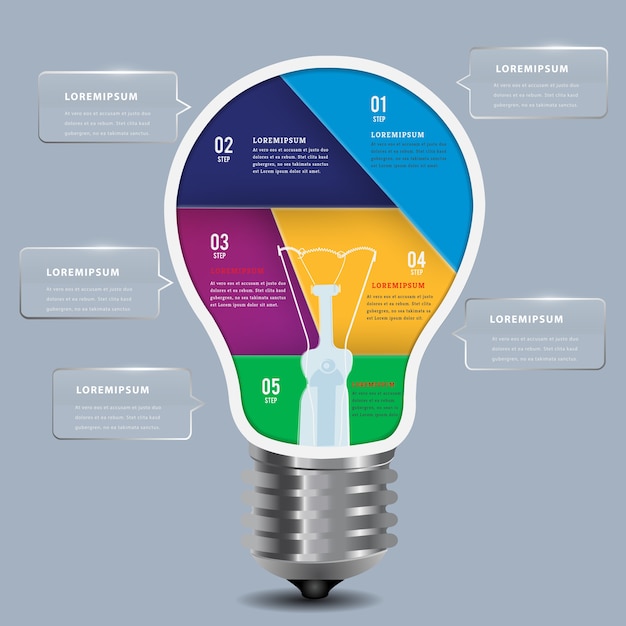 Conception D'élément D'infographie Idée D'entreprise.