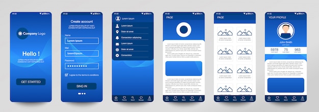 Conception De L'ensemble D'application Mobile, Ui, Ux.
