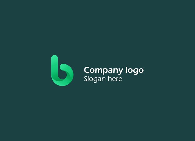 Vecteur conception d'entreprise de logo lettre b