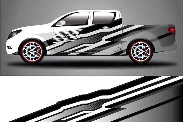 Conception d'enveloppe de décalcomanie de voiture