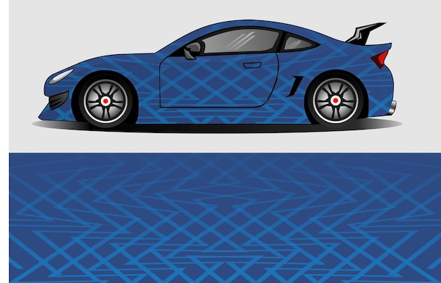 Conception D'enveloppe De Décalque De Voiture De Sport