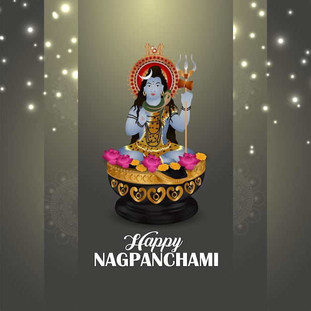 Conception de festival indien heureux nagpanchami