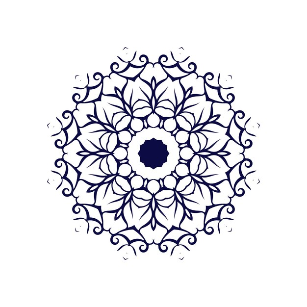 Conception florale de fond, vecteur indien mandala