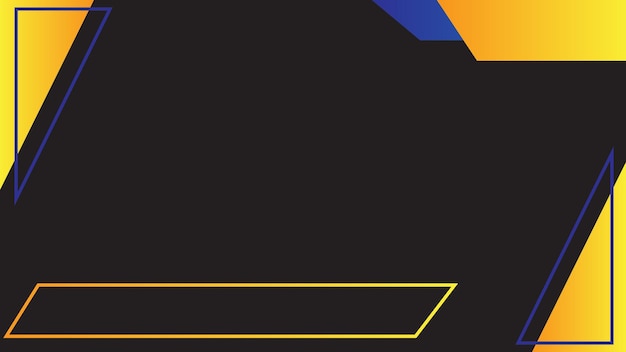 conception de fond abstrait simple avec une combinaison de jaune et de bleu