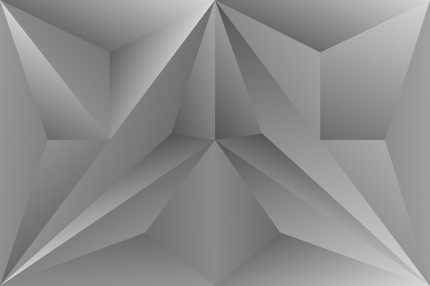 Conception De Fond Abstrait Triangle Dynamique Blanc Et Noir