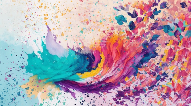 conception de fond aquarelle coloré