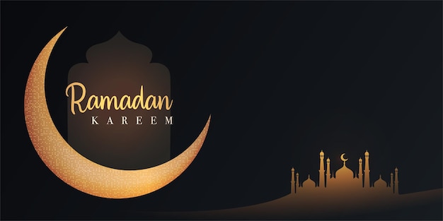 Conception De Fond De Bannière De Médias Sociaux Islamiques Ramadan Kareem