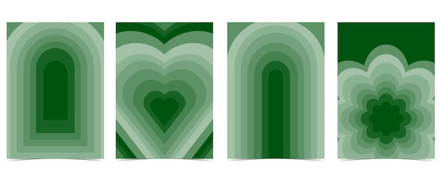 Conception de fond de couleur de palais vert