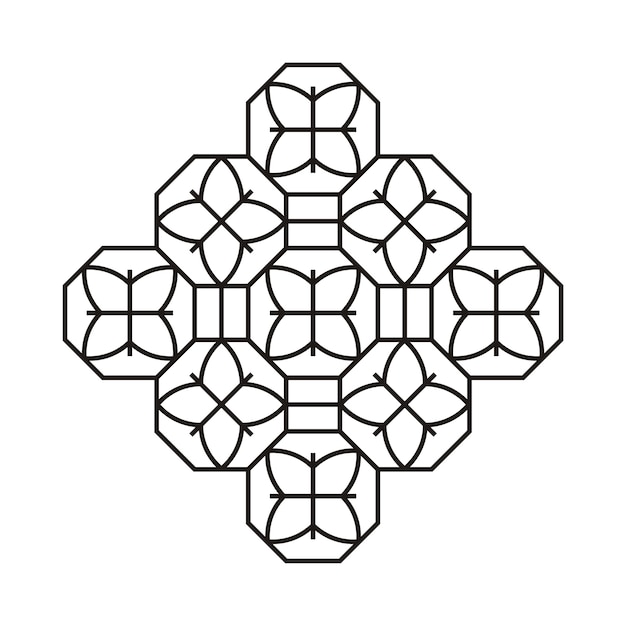 Conception de fond géométrique