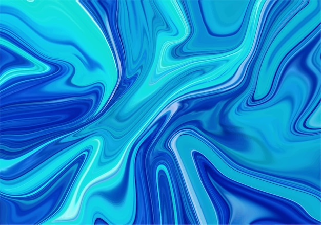 Conception de fond liquide de couleur bleu clair moderne avec motif en marbre