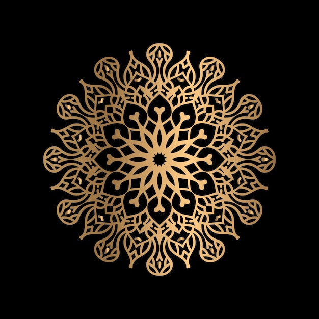 Conception De Fond De Logo D'art De Fleur De Mandala