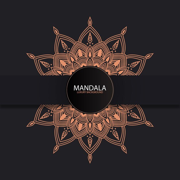 Conception De Fond De Mandala De Luxe