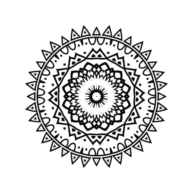 Vecteur conception de fond avec mandala