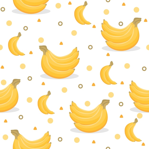 Conception De Fond De Modèle De Fruits Banane