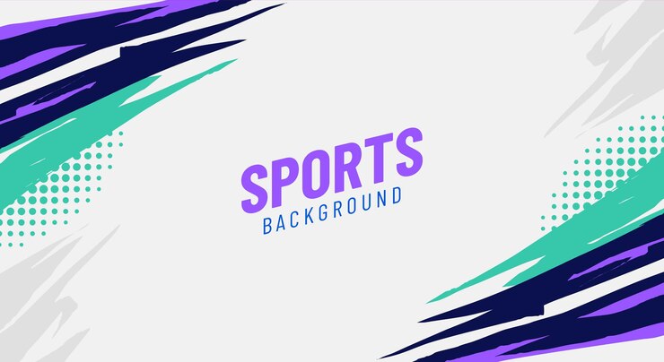 Vecteur conception de fond sportif