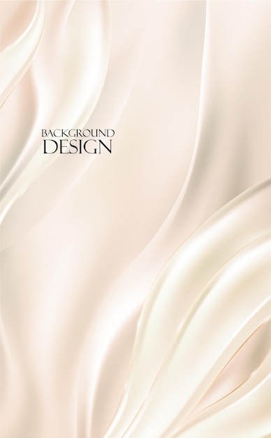 Conception de fond de style vague et ondulation de luxe