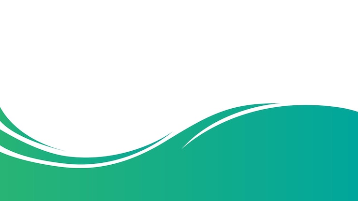 Vecteur conception de fond de vague blanche turquoise abstraite moderne avec un espace vide pour le modèle de texte