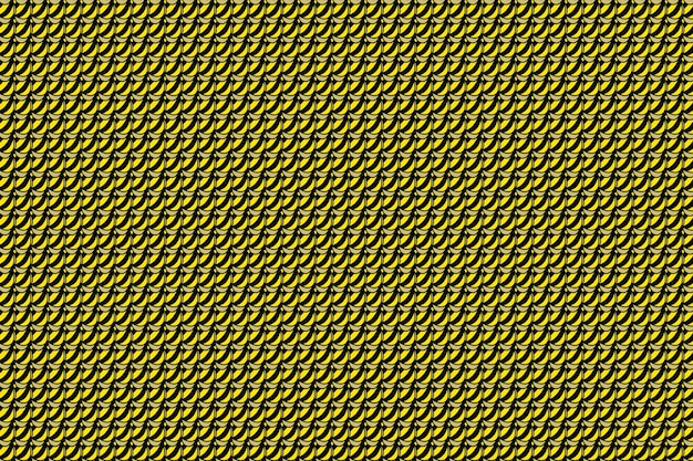 Vecteur conception géométrique à motif jaune sans couture