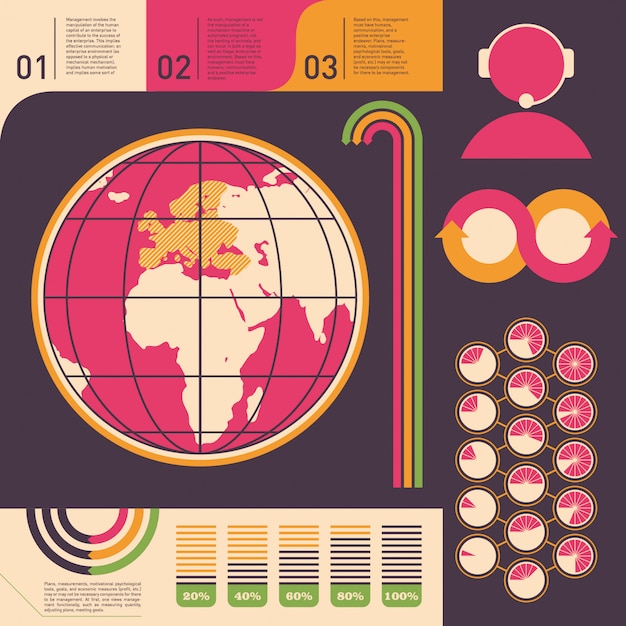 Conception Graphique De Fond D'informations