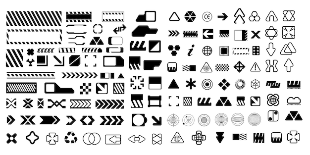 Conception graphique de vecteur d'élément d'affiche streetwear futuriste