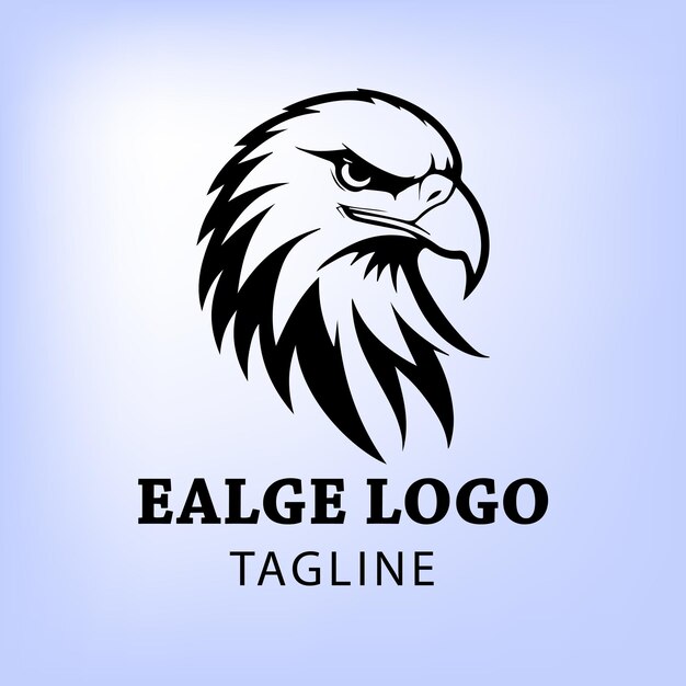 Conception gratuite du logo de l'aigle vectoriel