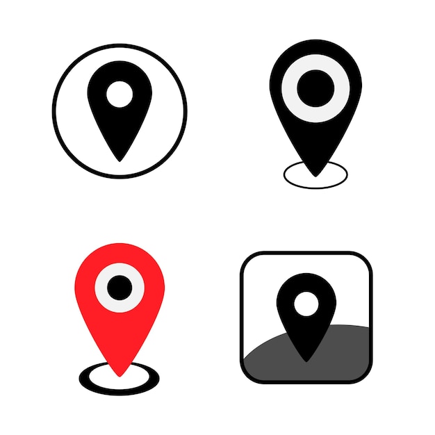 Conception de l'icône de localisation de la carte Google
