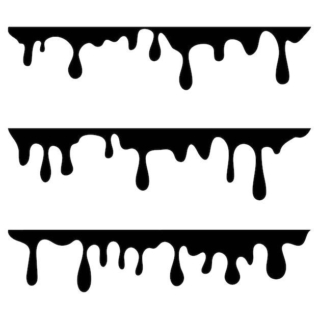 Conception d'icône vectorielle goutte d'encre
