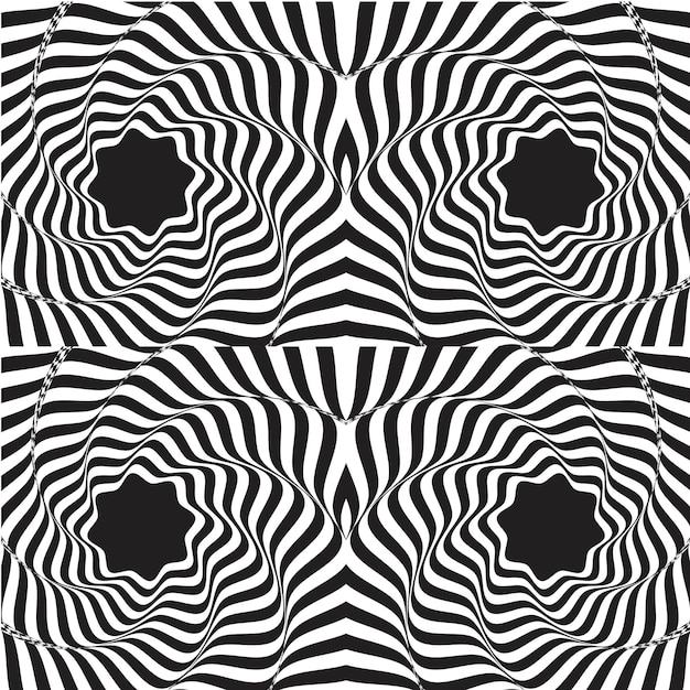 Vecteur conception d'illusion d'optique