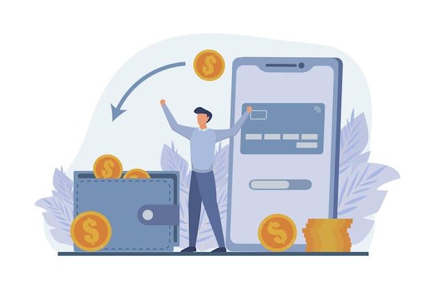 Conception de l'illustration de l'affectation financière des entreprises
