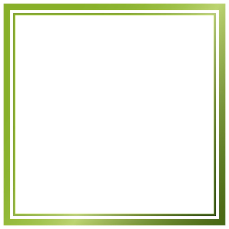 Vecteur conception d'illustration de cadre vert rectangle