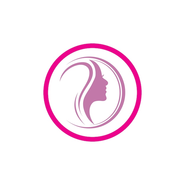 Conception d'illustration du logo de la journée internationale des femmes heureuses