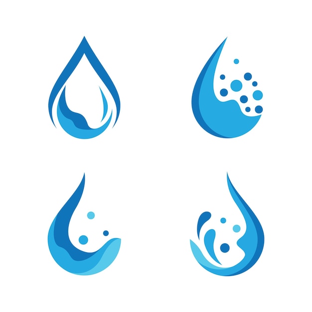 Conception D'illustration D'images De Logo De Goutte D'eau