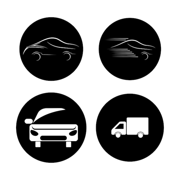 Conception D'illustration De Stock De Logo De Voiture