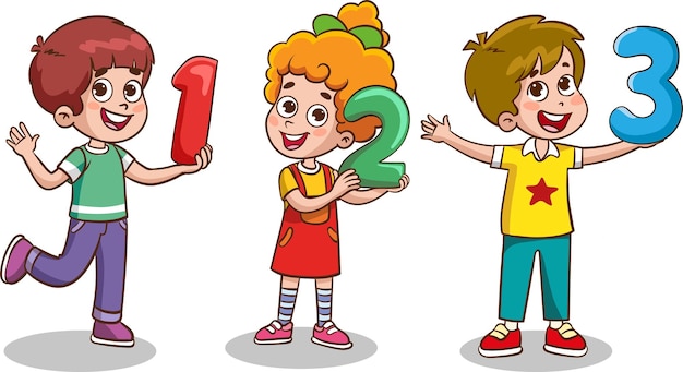 conception d'illustration vectorielle de l'éducation des enfants