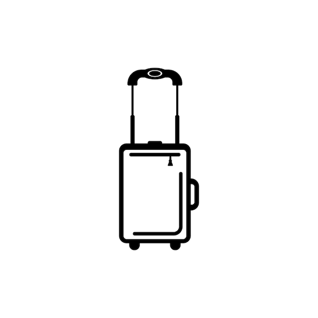 Conception d'illustration vectorielle icône valise