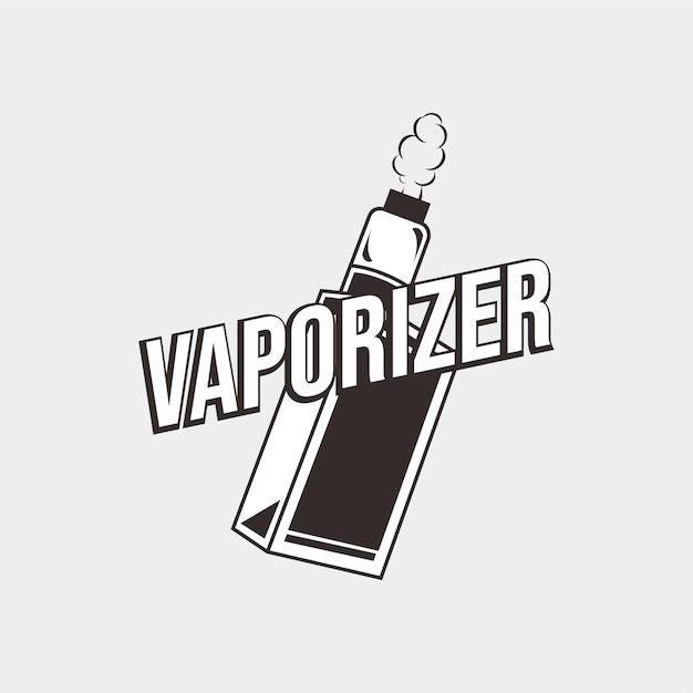 Vecteur conception d'illustration vectorielle de logo vape