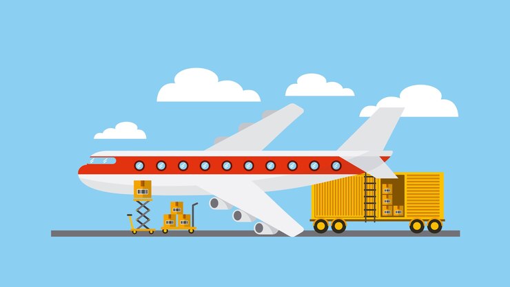 Vecteur conception d&#39;importation et d&#39;exportation