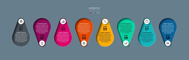 Conception Infographique Moderne De Broche